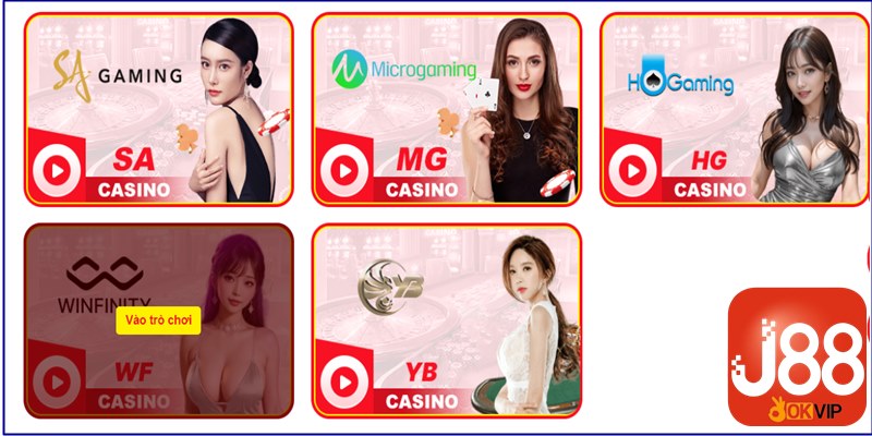 Live Casino J88 - Điểm dừng chân ấn tượng, uy tín cho người chơi